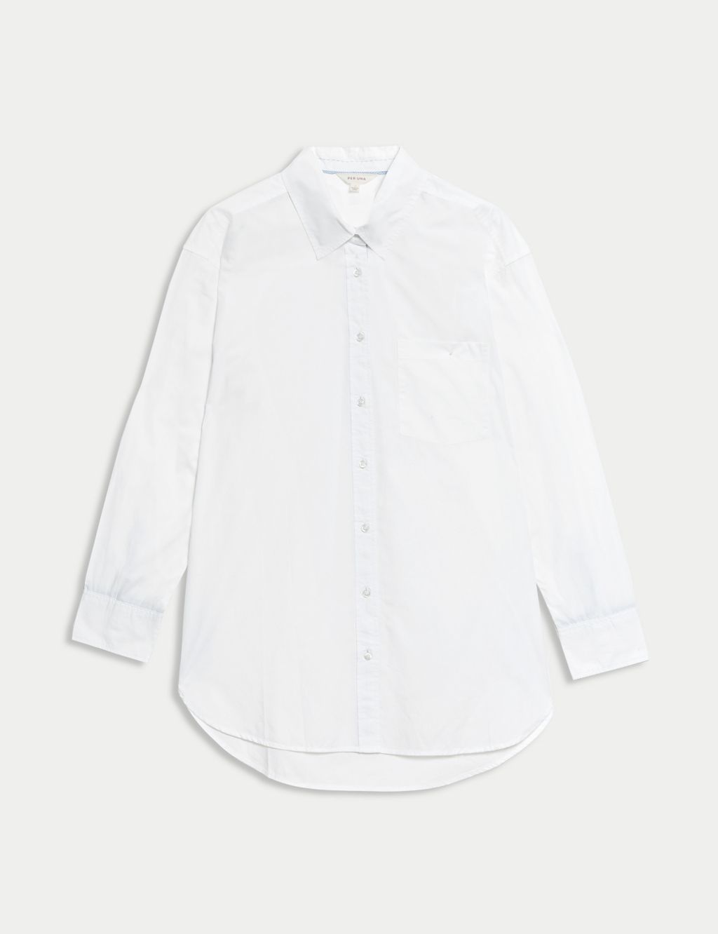 Pure Cotton Relaxed Longline Shirt | Per Una | M&S