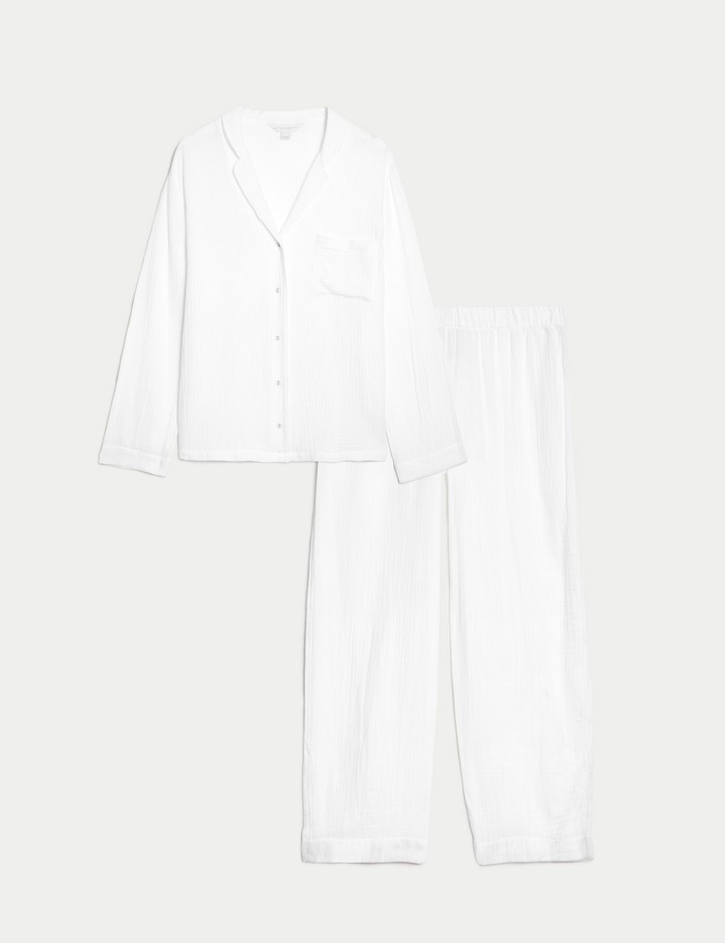 Pure Cotton Revere Collar Pyjama Set 2 of 2