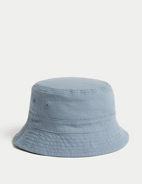 Pure Cotton Reversible Bucket Hat Image 2 of 3