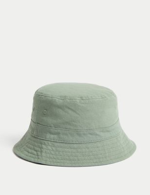Pure Cotton Reversible Bucket Hat Image 2 of 4