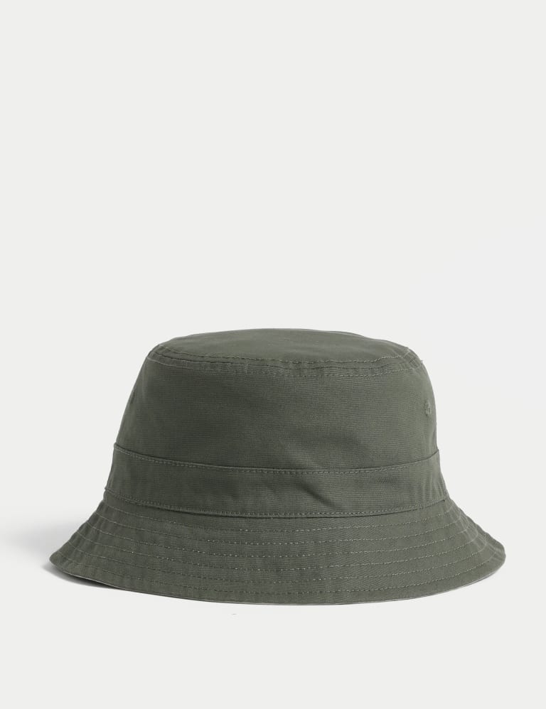 Pure Cotton Reversible Bucket Hat | M&S Collection | M&S