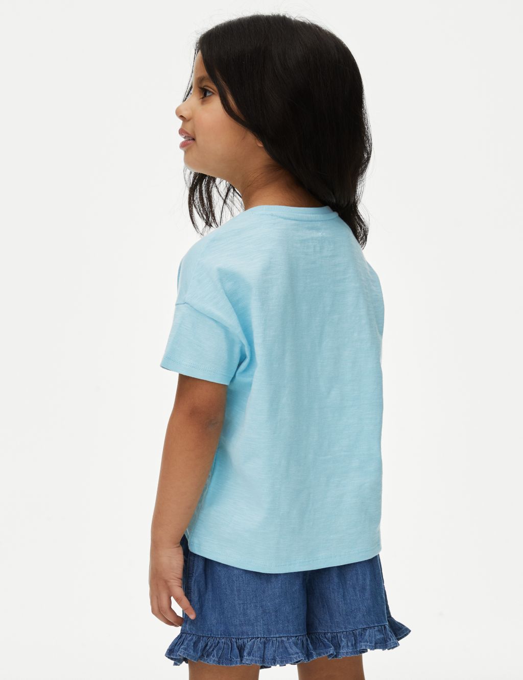 Pure Cotton Reversible Sequin T-Shirt (2-8 Yrs) 4 of 5