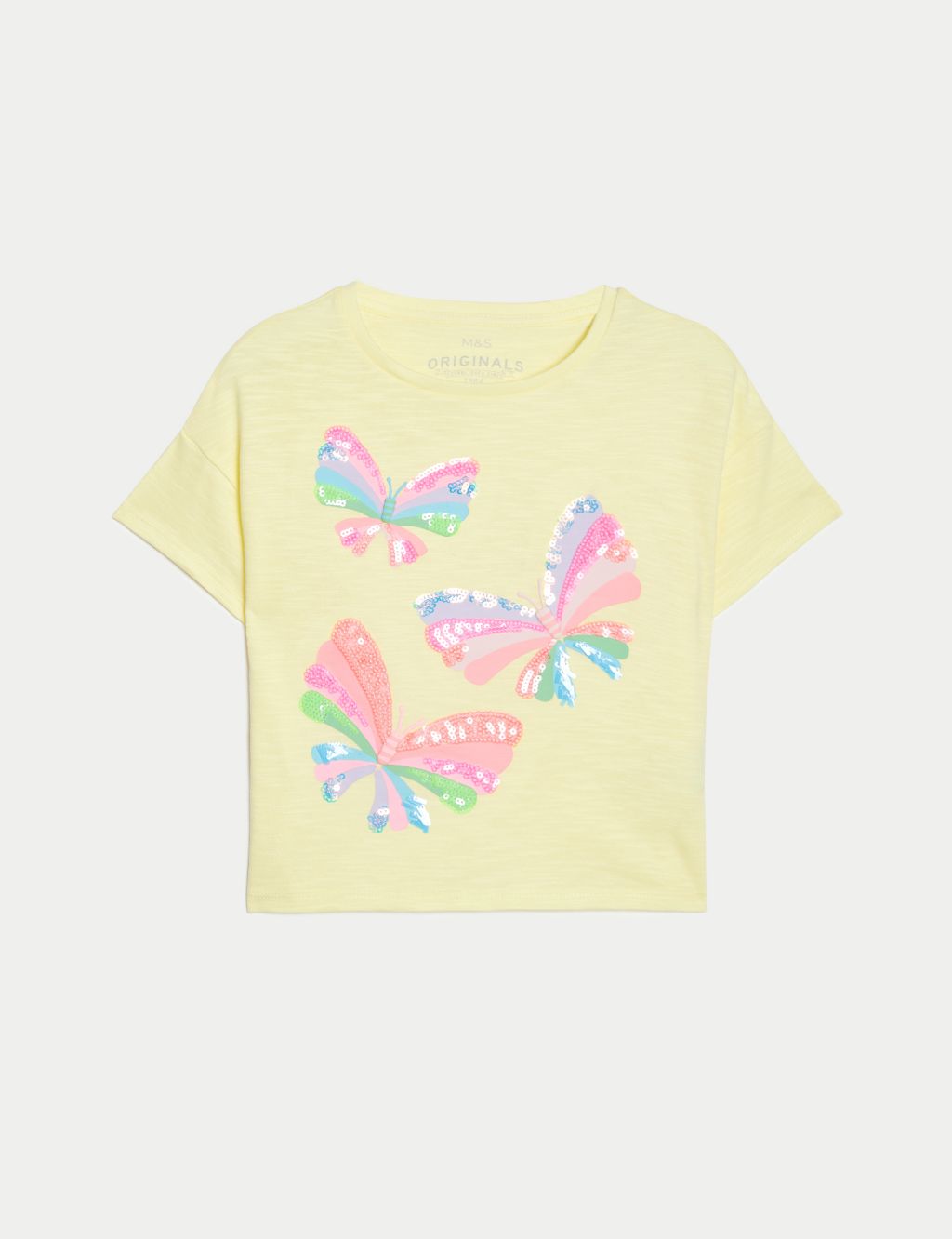 Pure Cotton Reversible Sequin T-Shirt (2-8 Yrs) 1 of 5
