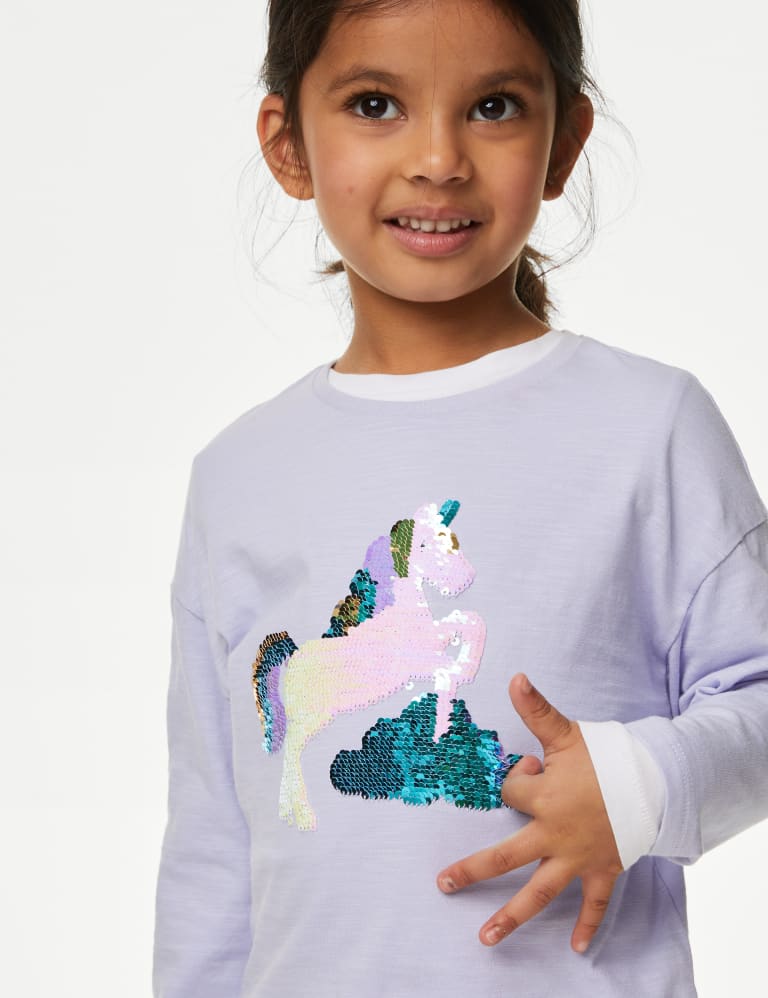 Reversible sequin shirt unicorn store