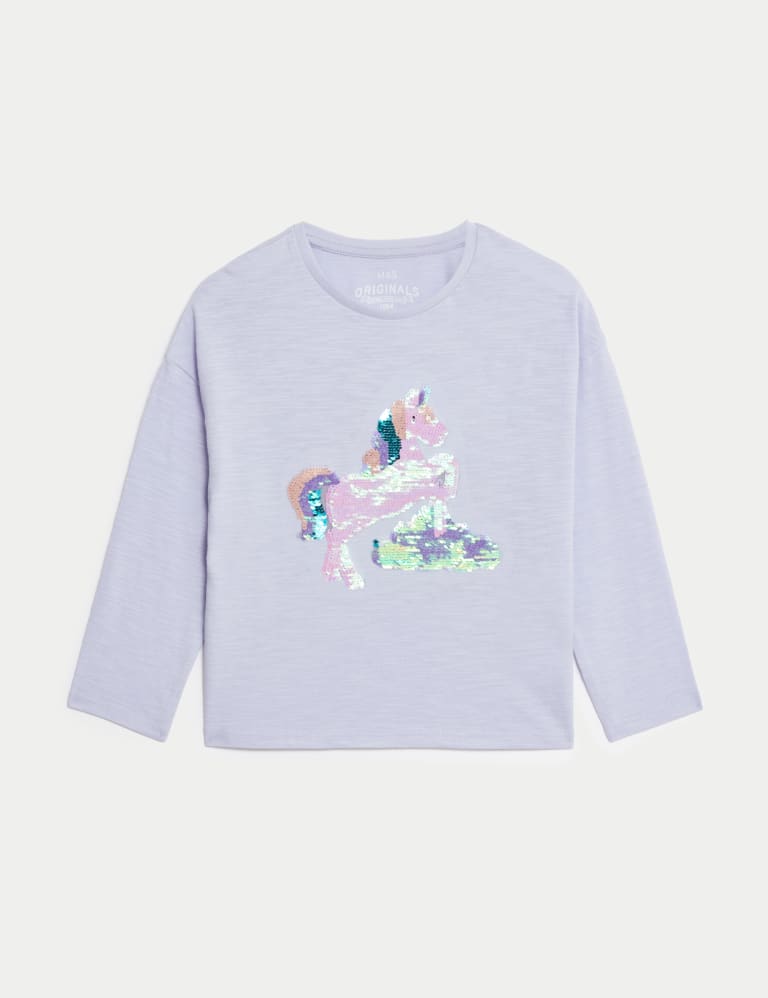 Unicorn flip sequin shirt sale