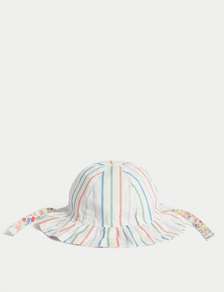 Pure Cotton Reversible Sun Hat (0-1 Yrs) 3 of 3