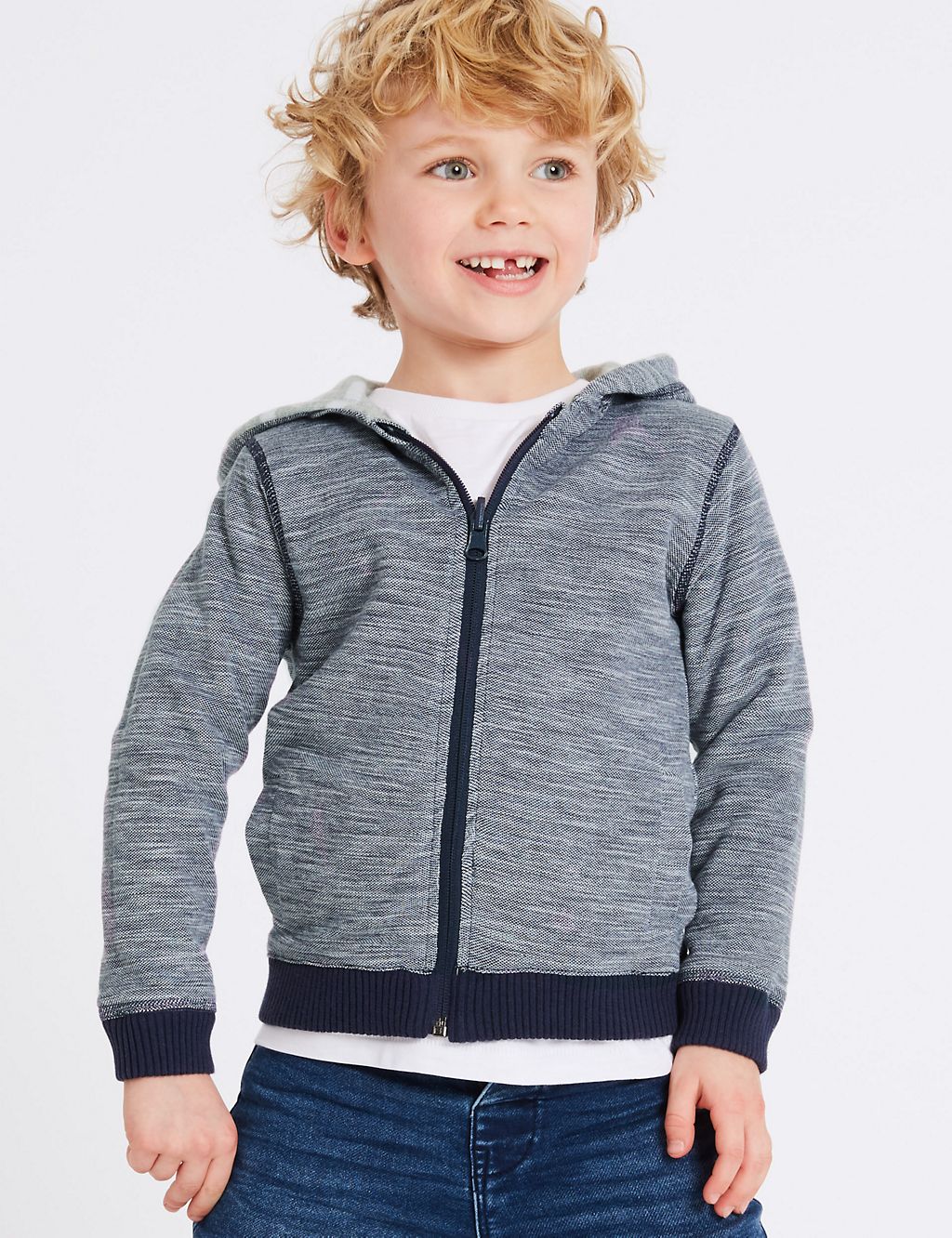 Pure Cotton Reversible Zip Through (3 Months - 7 Years) 2 of 6