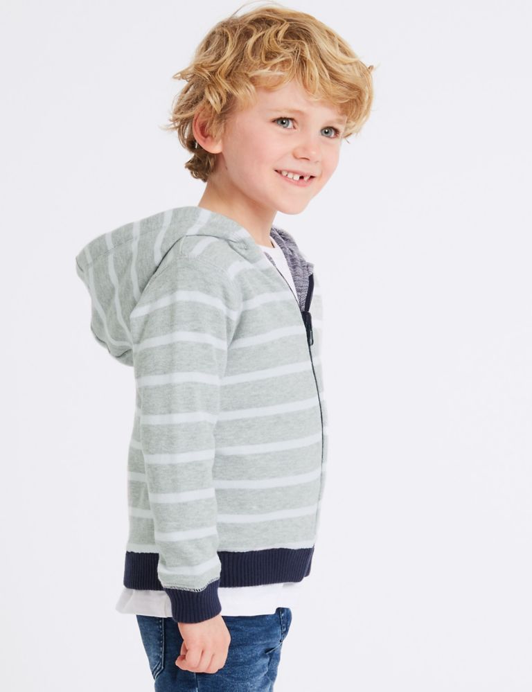Pure Cotton Reversible Zip Through (3 Months - 7 Years) 4 of 6
