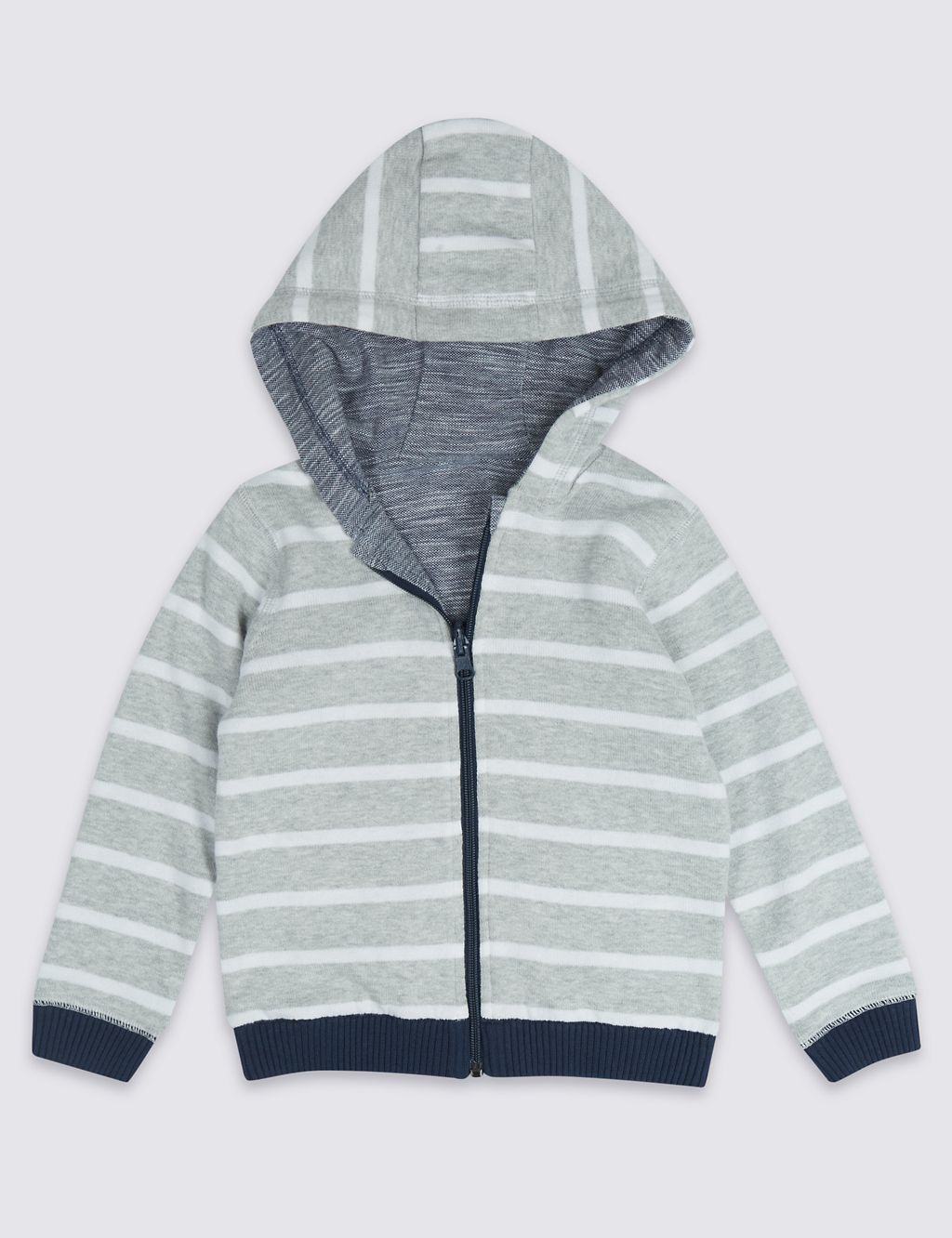 Pure Cotton Reversible Zip Through (3 Months - 7 Years) 1 of 6