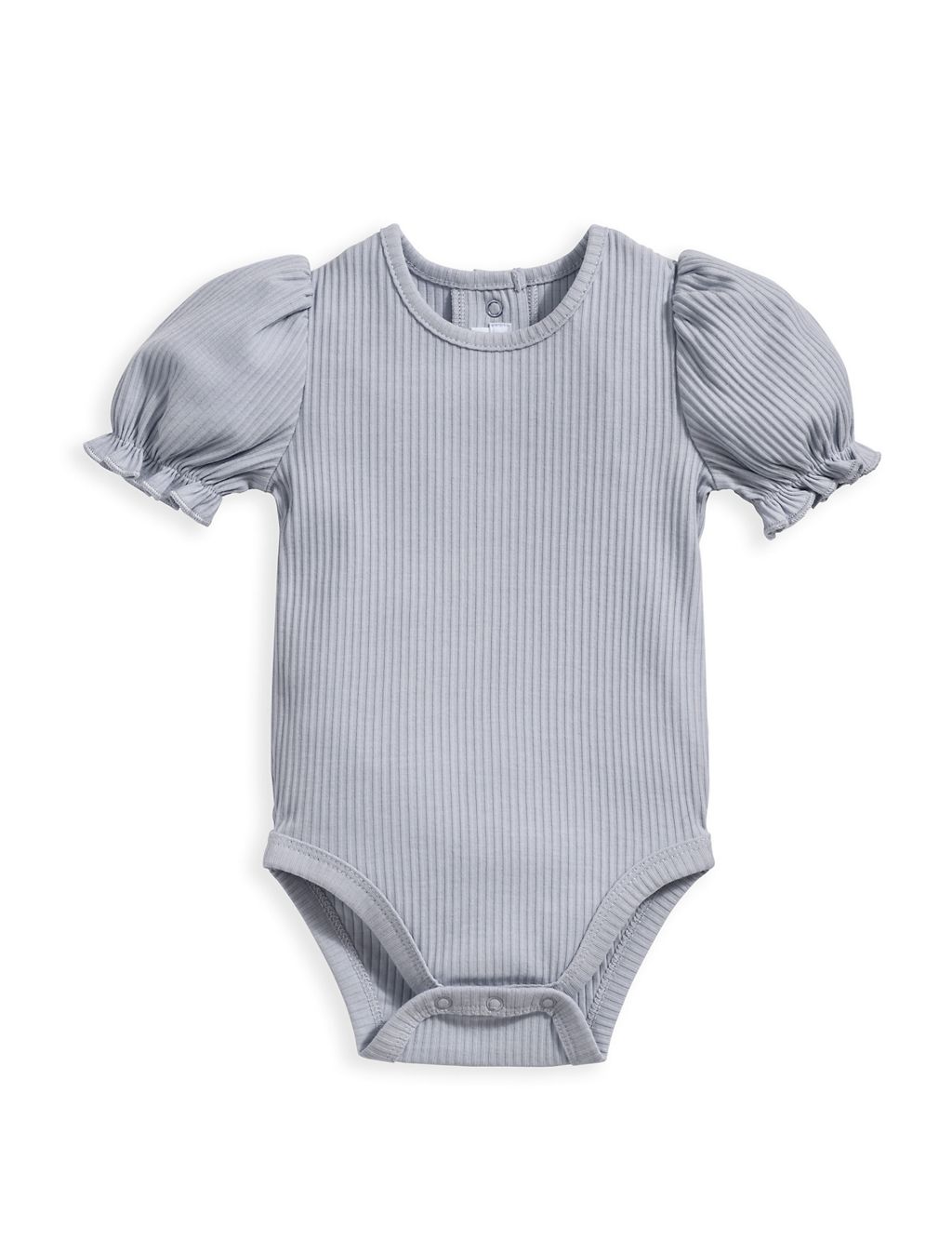 Pure Cotton Ribbed Bodysuit (0-3 Yrs) 2 of 2