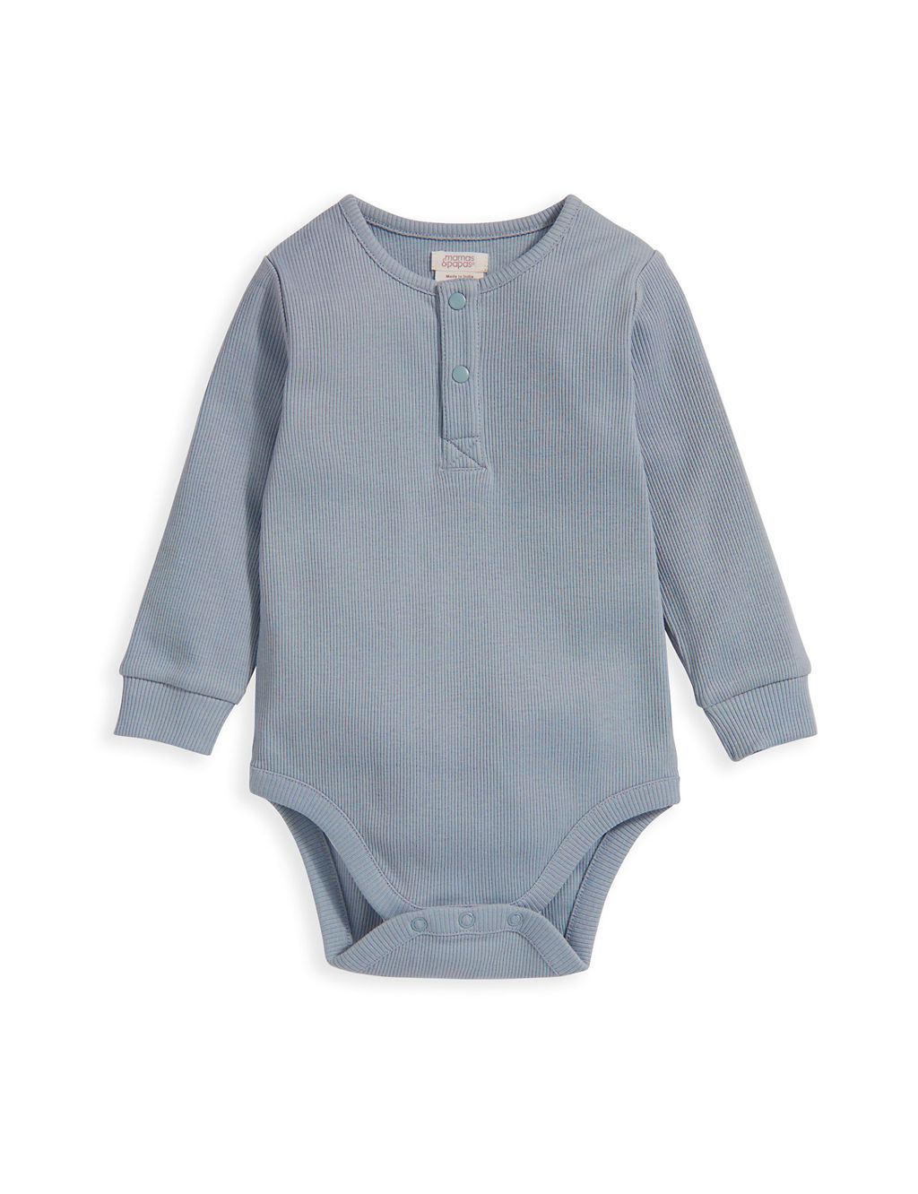 Pure Cotton Ribbed Bodysuit (0-3 Yrs) 2 of 2