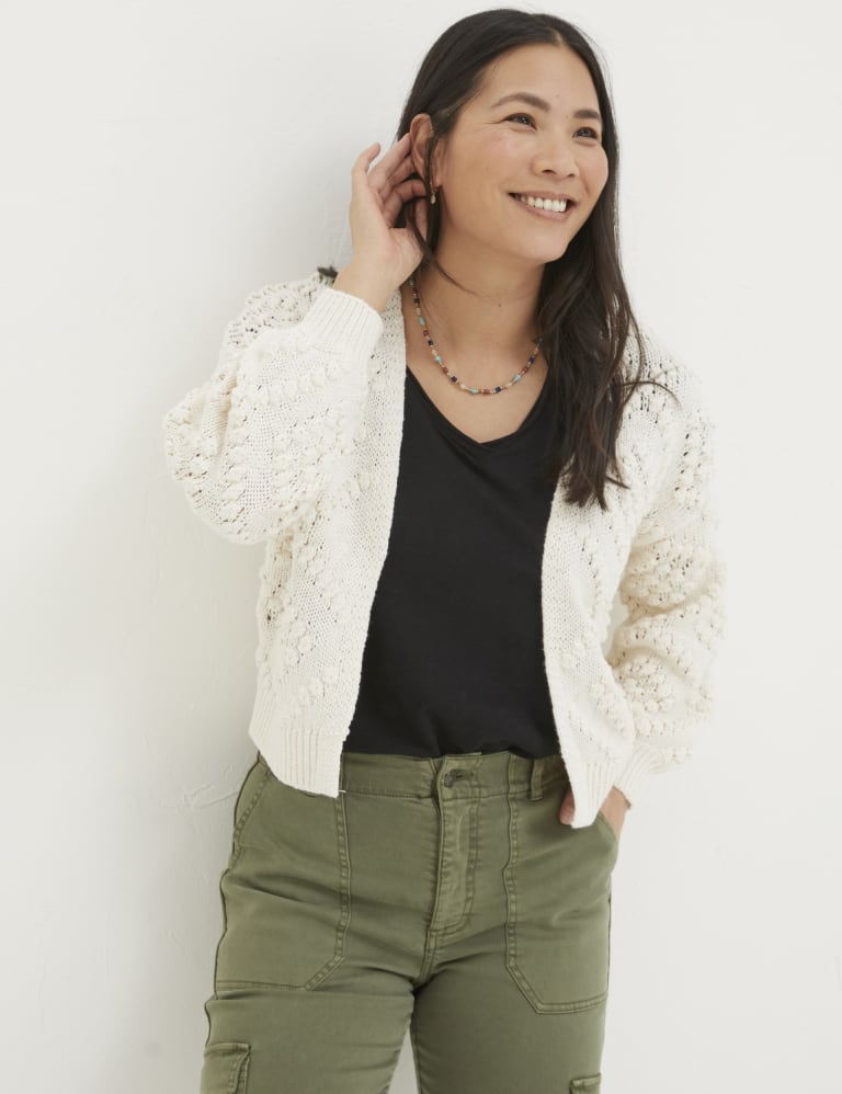 Fatface organic deals rose cardigan