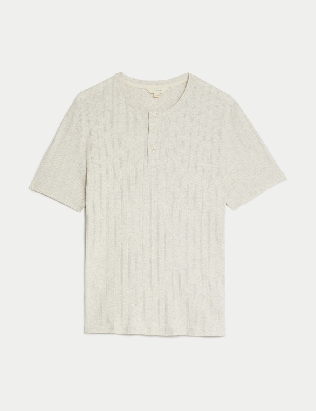 Pure Cotton Ribbed Loungewear Top 1 of 5
