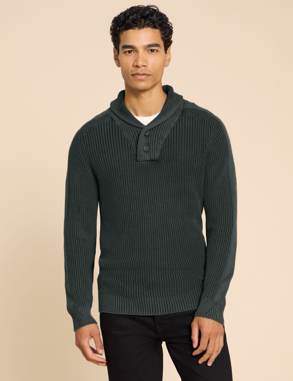 Mens shawl jumper sale