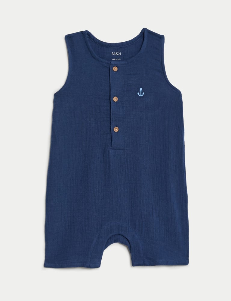 Pure Cotton Romper (0-3 Yrs) 2 of 6