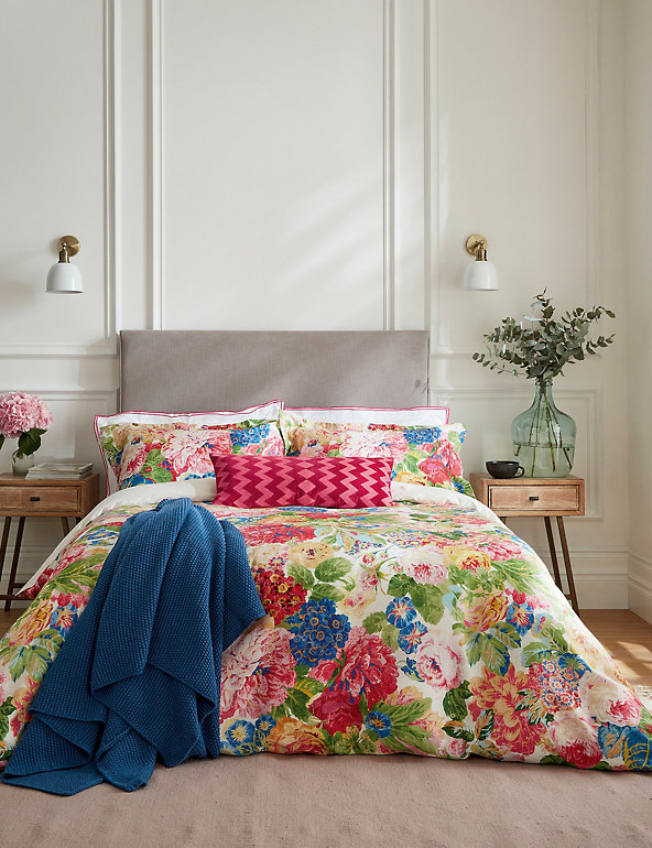 Pure Cotton Rose Peony Duvet Cover, What Size Should My Duvet Cover Be