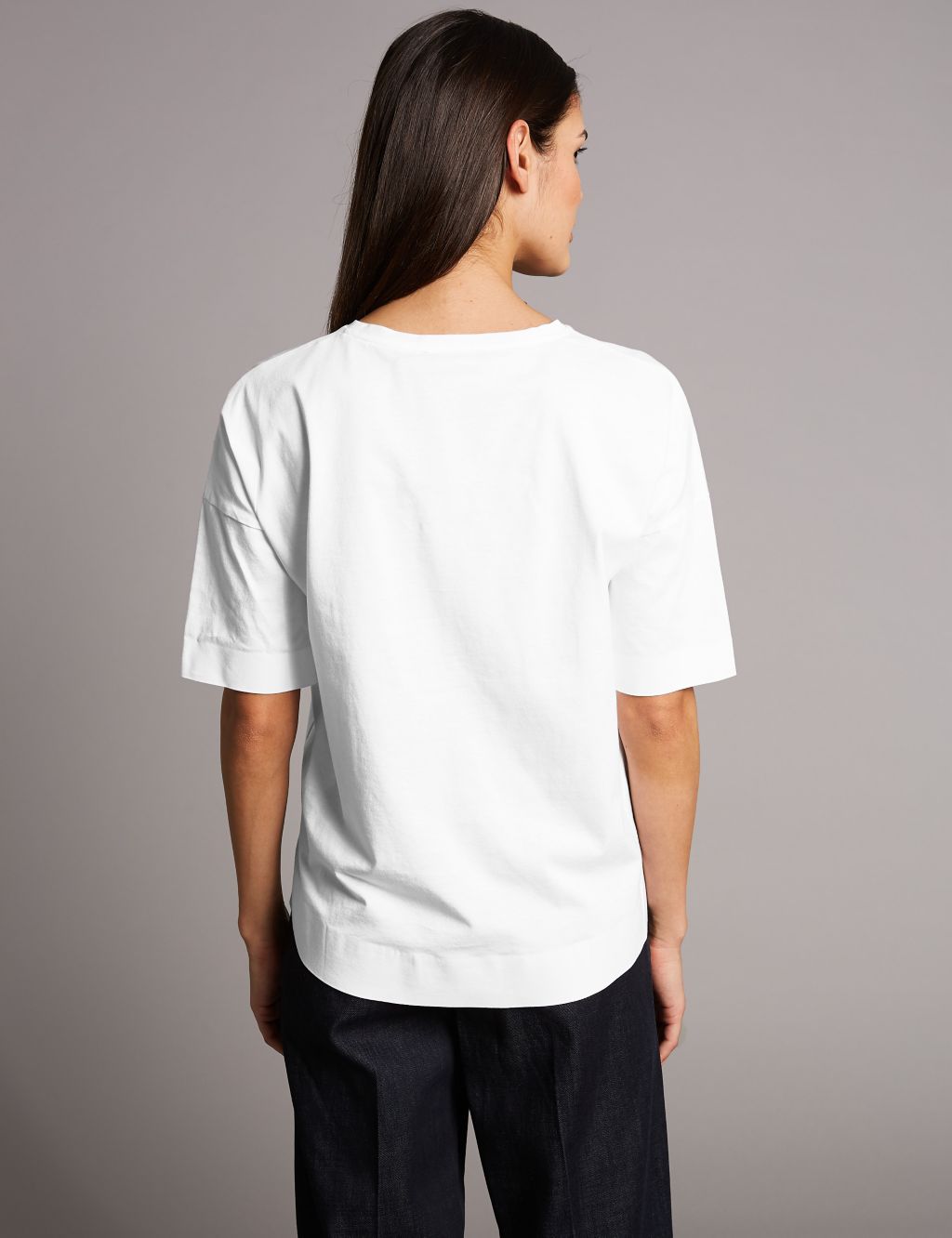 Pure Cotton Round Neck Half Sleeve T-Shirt 4 of 4