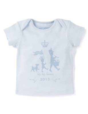 Pure Cotton Royal Baby T-Shirt Image 1 of 1