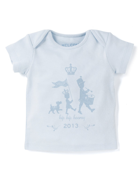 Pure Cotton Royal Baby T-Shirt Image 1 of 1