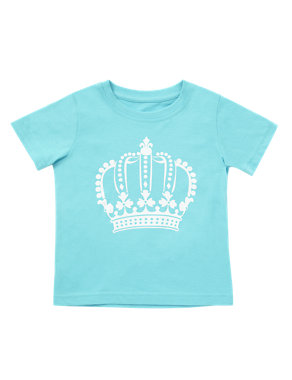 Pure Cotton Royal Crown T-Shirt Image 2 of 3
