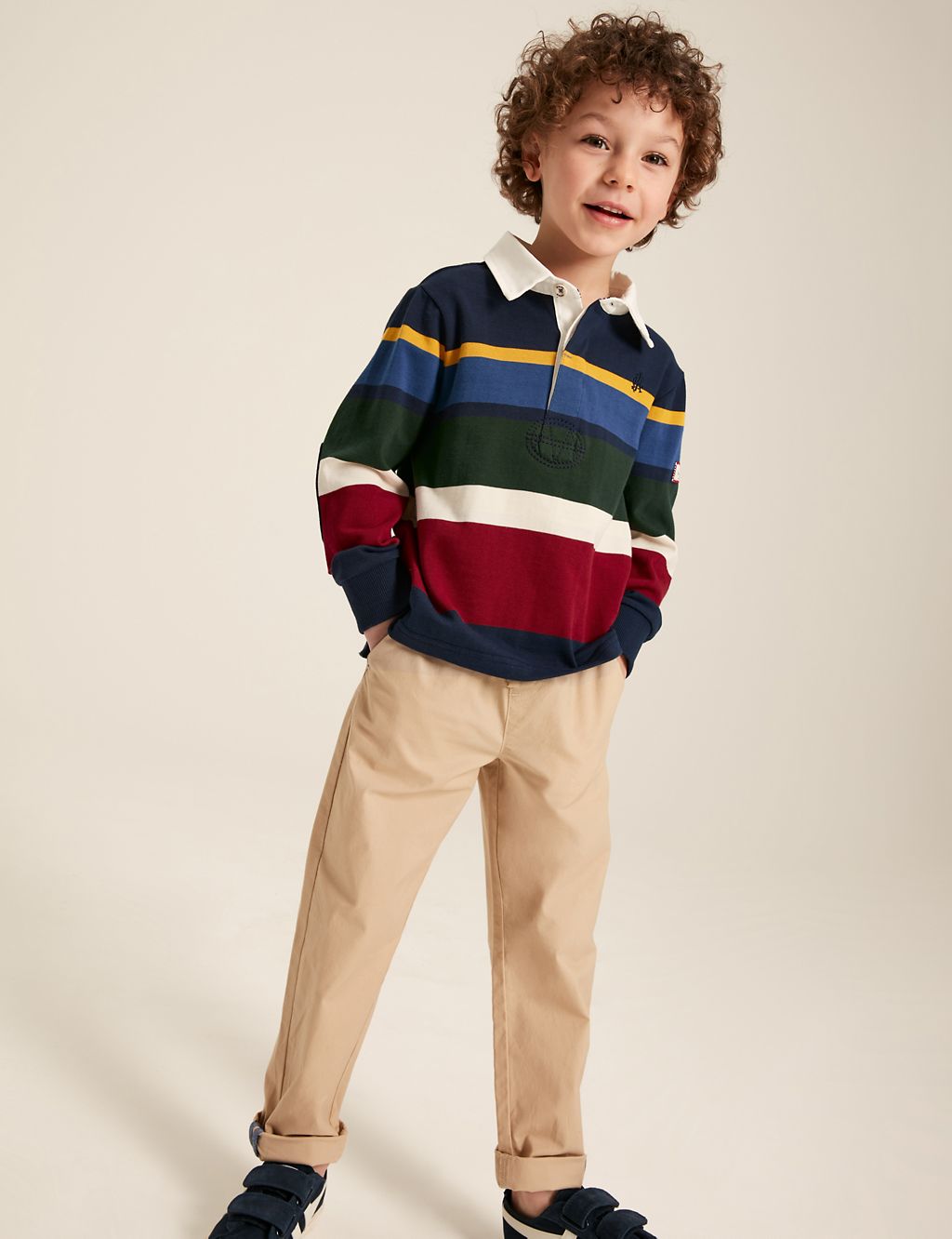Pure Cotton Rugby Shirt (2-12 Yrs) 2 of 6