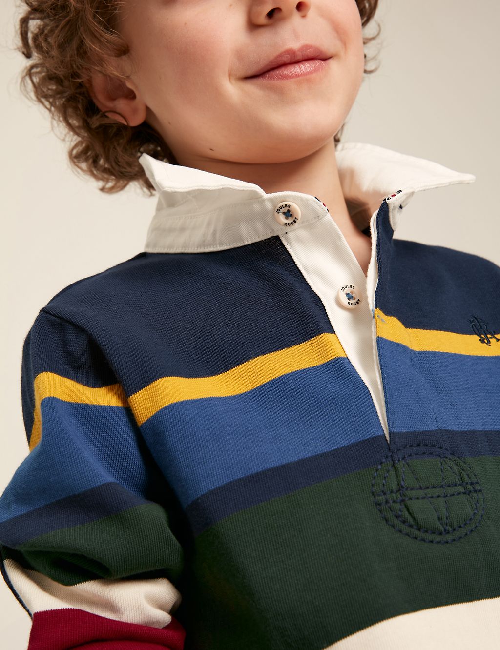 Pure Cotton Rugby Shirt (2-12 Yrs) 5 of 6