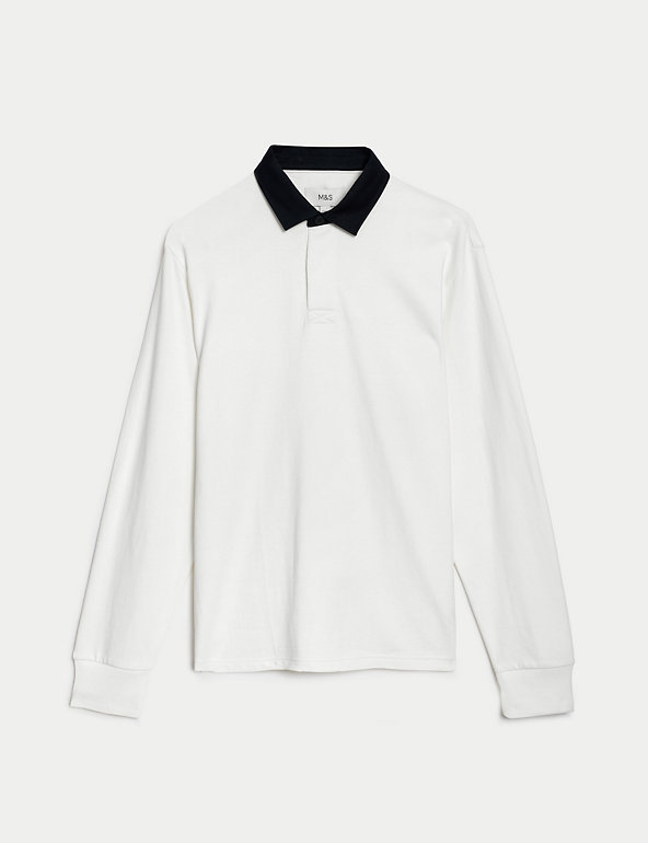 Pure Cotton Rugby Shirt | M&S Collection | M&S