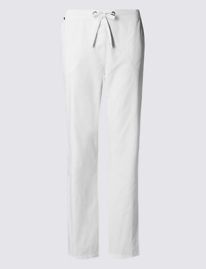 Pure Cotton Rugby Trousers Image 2 of 4