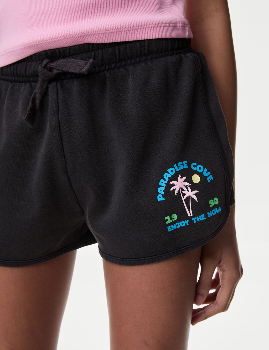 Pure Cotton Runner Shorts (6-16 Yrs) 2 of 5