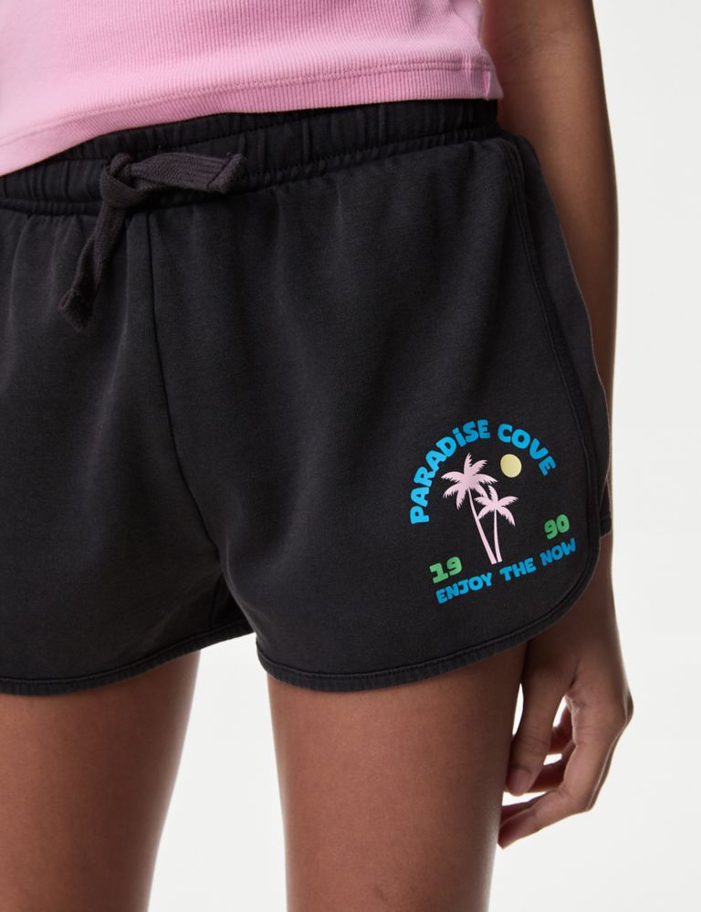 Pure Cotton Runner Shorts (6-16 Yrs) 3 of 5