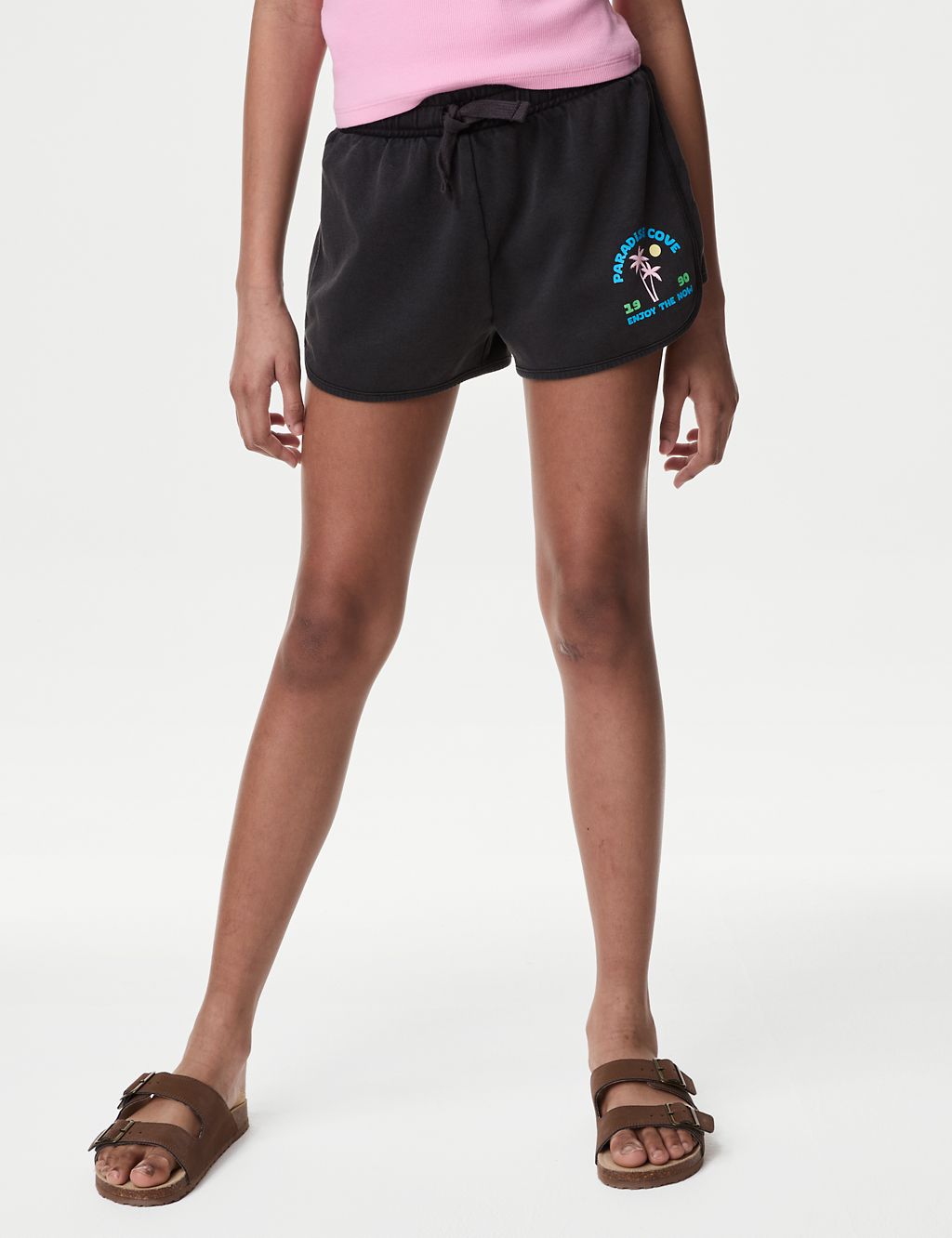 Pure Cotton Runner Shorts (6-16 Yrs) 4 of 5