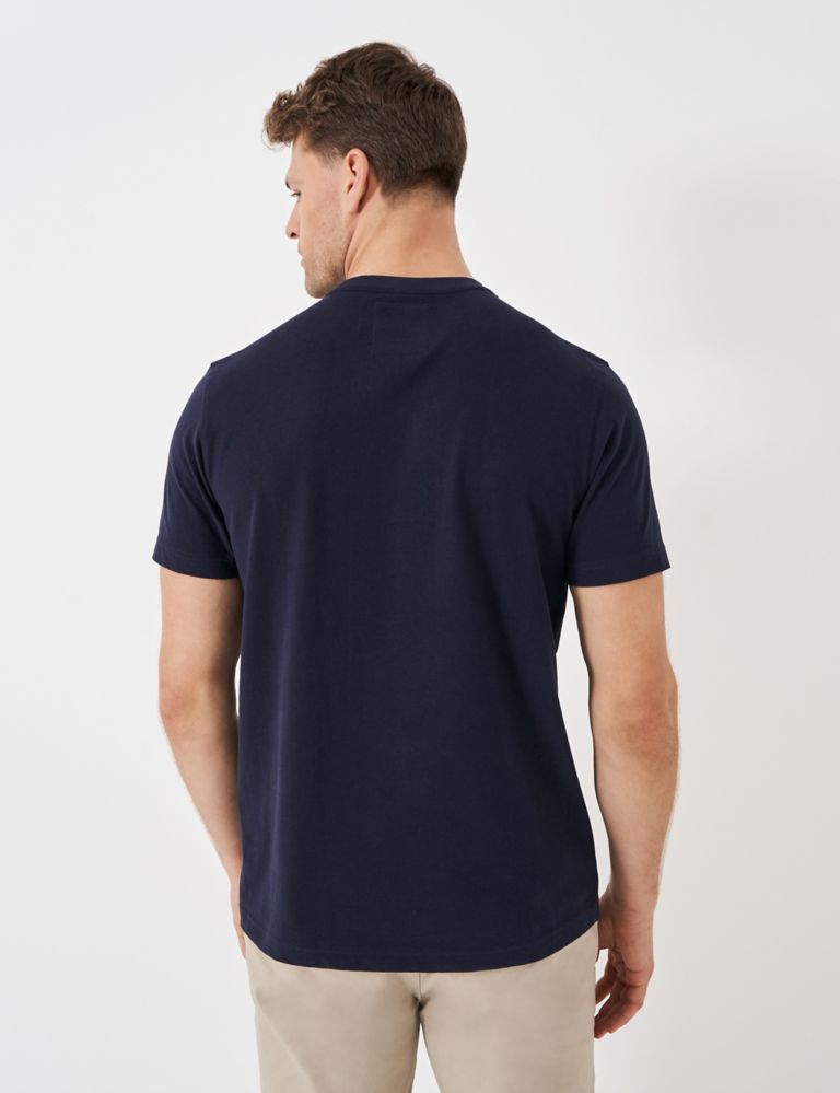 Pure Cotton Salcombe Embroidered T-Shirt 4 of 5