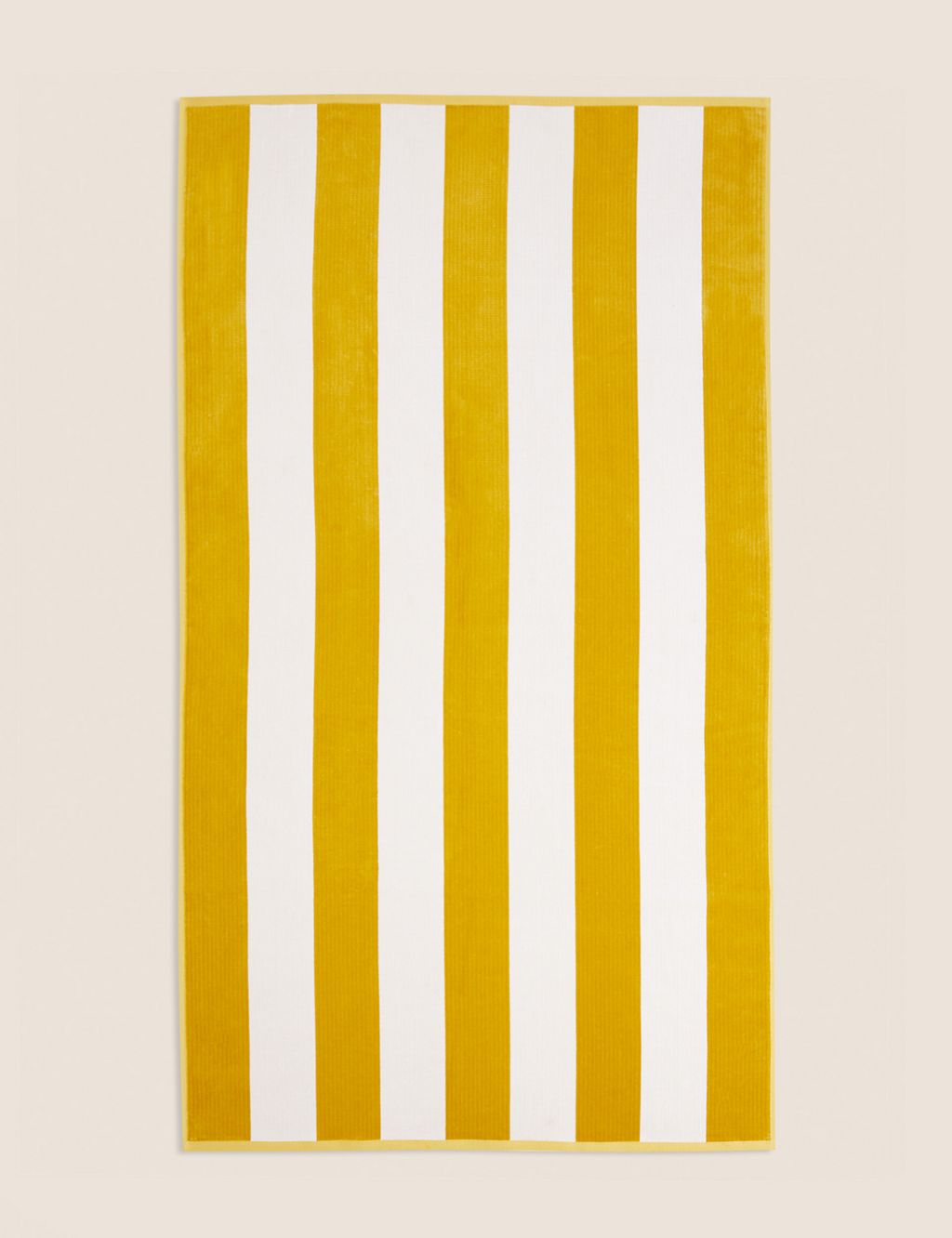 Pure Cotton Sand Resistant Striped Beach Towel 1 of 7