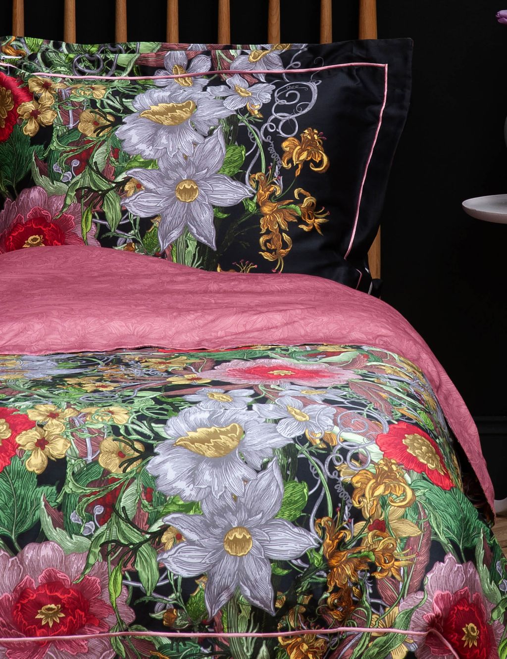 Pure Cotton Sateen Berkeley Blooms Bedding Set 1 of 9
