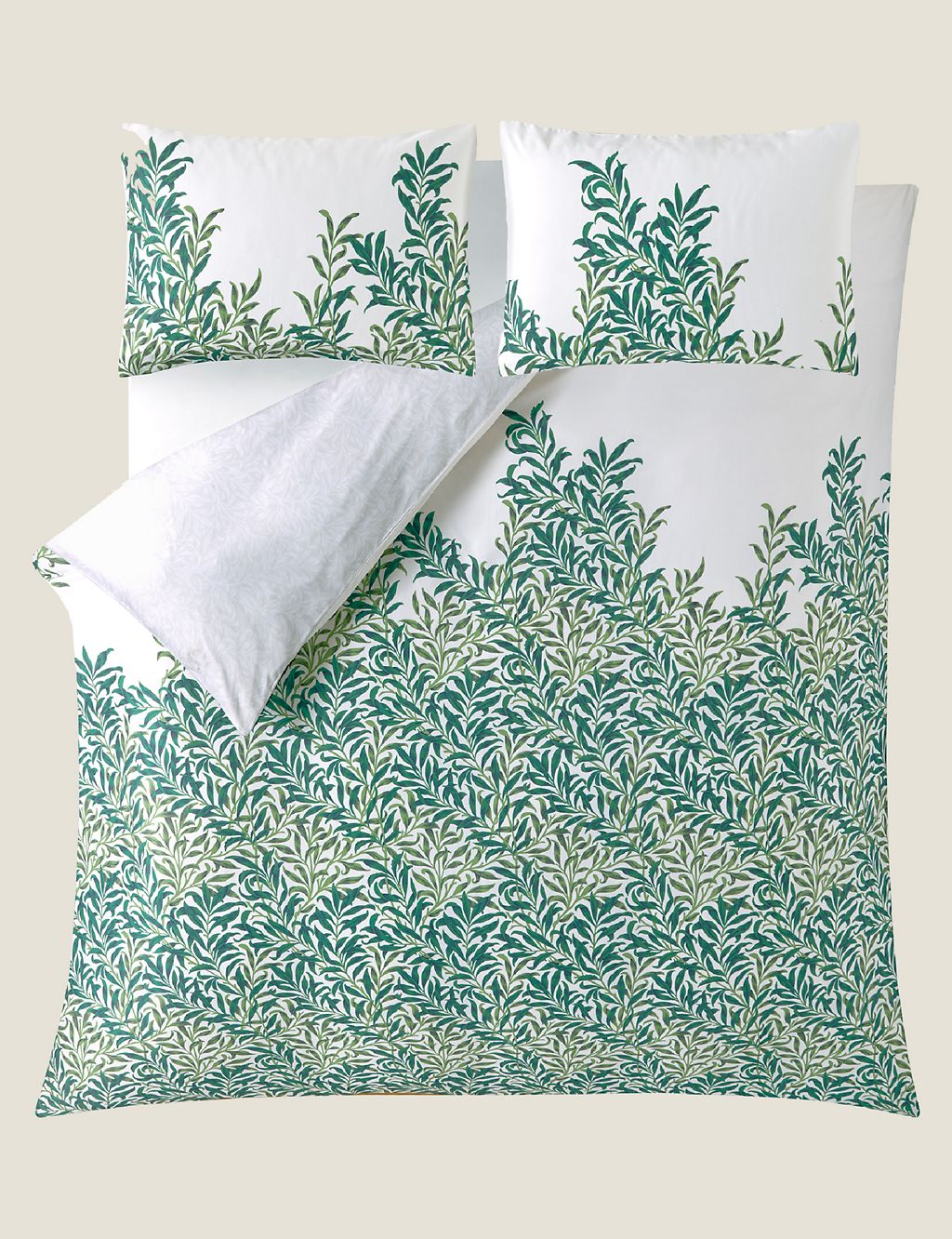 Pure Cotton Sateen Creeping Willow Bedding Set 8 of 9