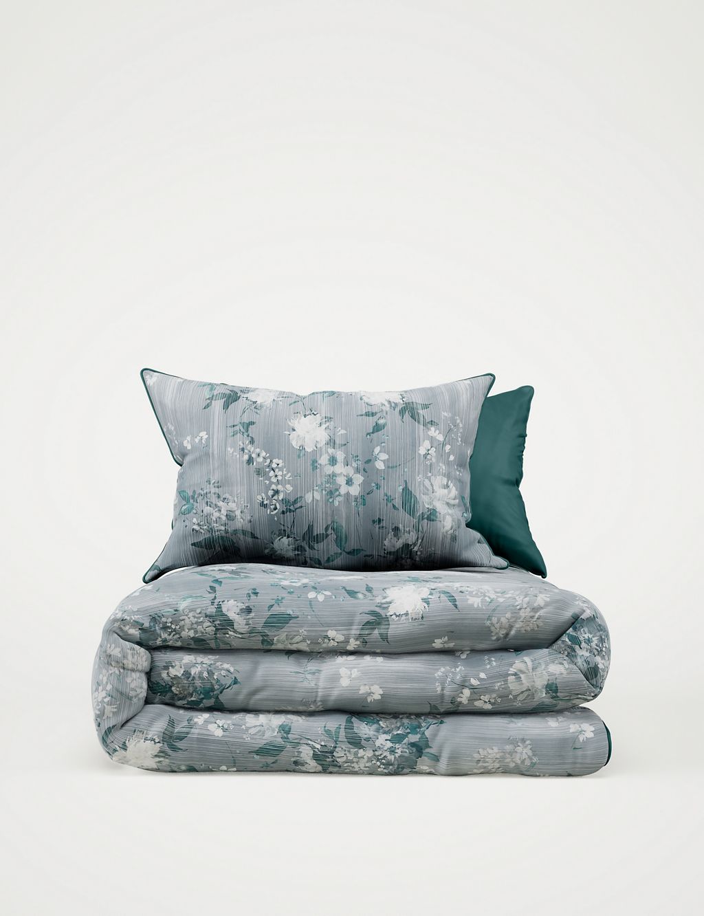 Pure Cotton Sateen Floral Bedding Set 1 of 6