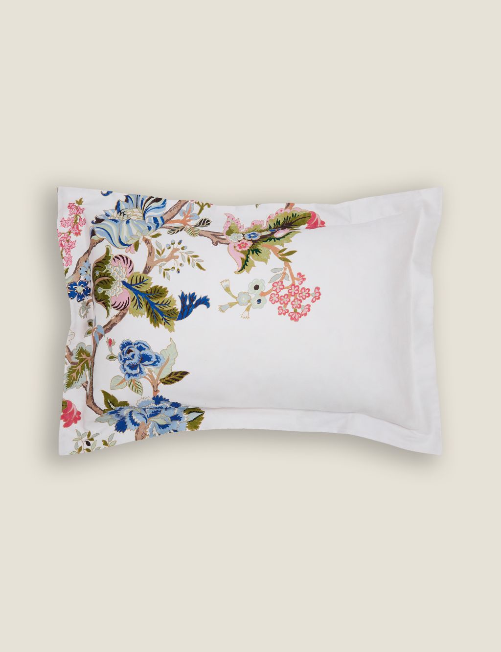 Pure Cotton Sateen Fussang Tree Oxford Pillowcase 3 of 3