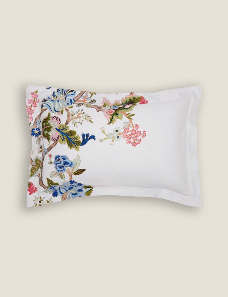 Pure Cotton Sateen Fussang Tree Oxford Pillowcase 1 of 3