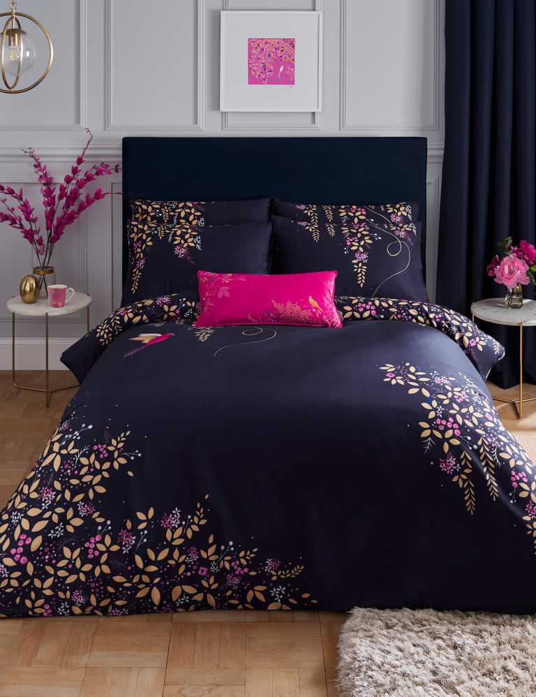 Pure Cotton Sateen Hummingbird Bedding Set 1 of 2