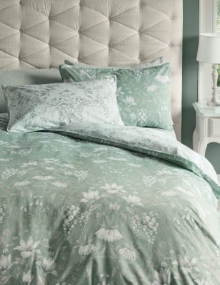 Pure Cotton Sateen Parterre Bedding Set Laura Ashley M&S