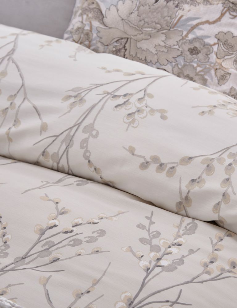Pure Cotton Sateen Pussy Willow Bedding Set 4 of 4