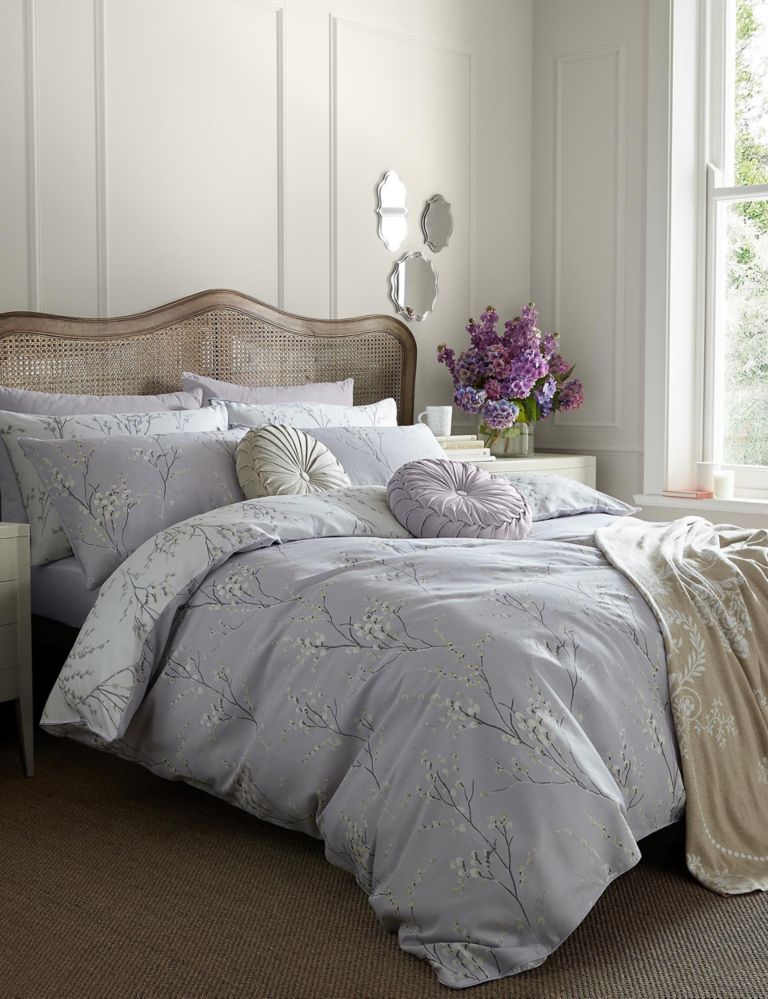 Pure Cotton Sateen Pussy Willow Bedding Set 1 of 6