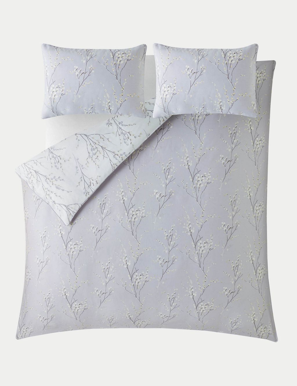 Pure Cotton Sateen Pussy Willow Bedding Set 2 of 6