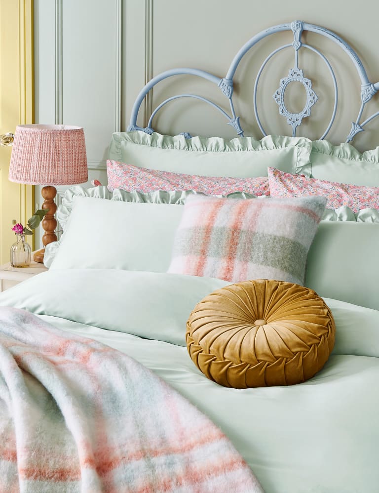 Pink and 2024 green bedding