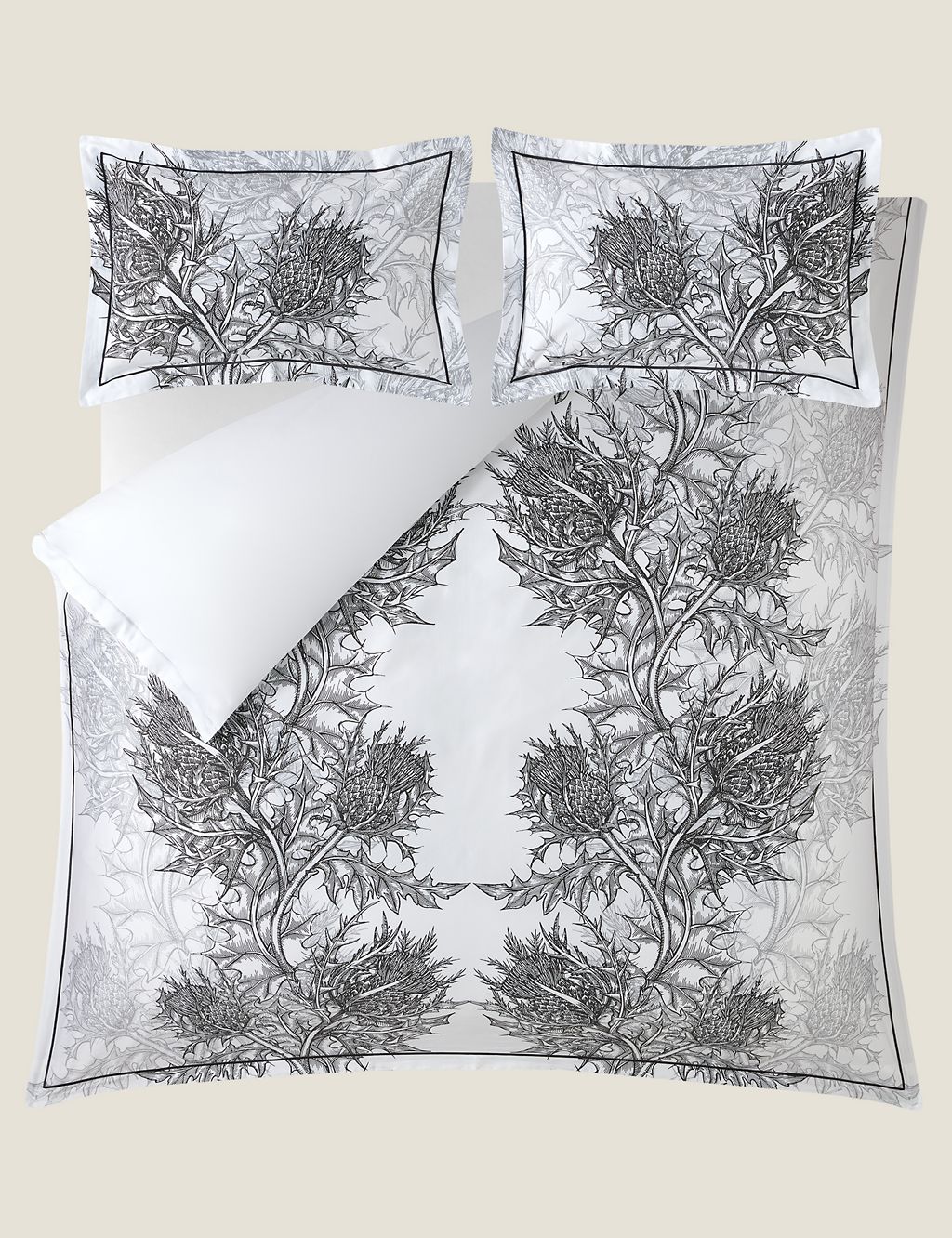 Pure Cotton Sateen Thistle Bedding Set 4 of 6