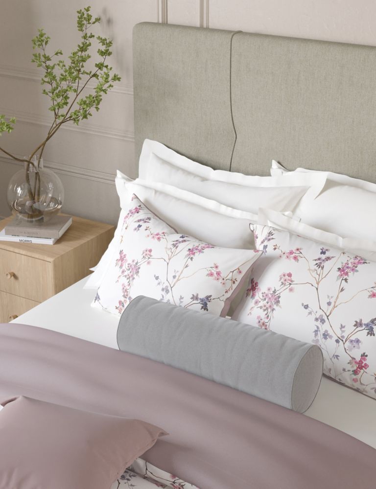Pure Cotton Sateen Trailing Cherry Blossom Bedding Set 3 of 3