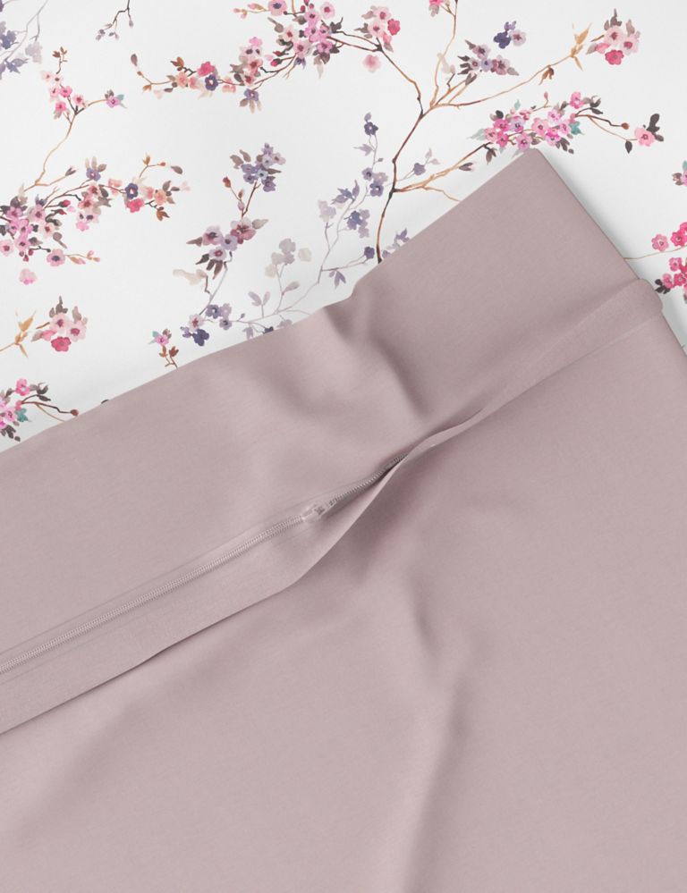 Pure Cotton Sateen Trailing Cherry Blossom Bedding Set 2 of 3