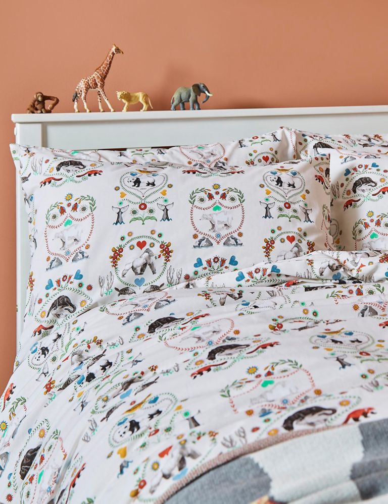 Pure Cotton Save The Animals Bedding Set 2 of 4