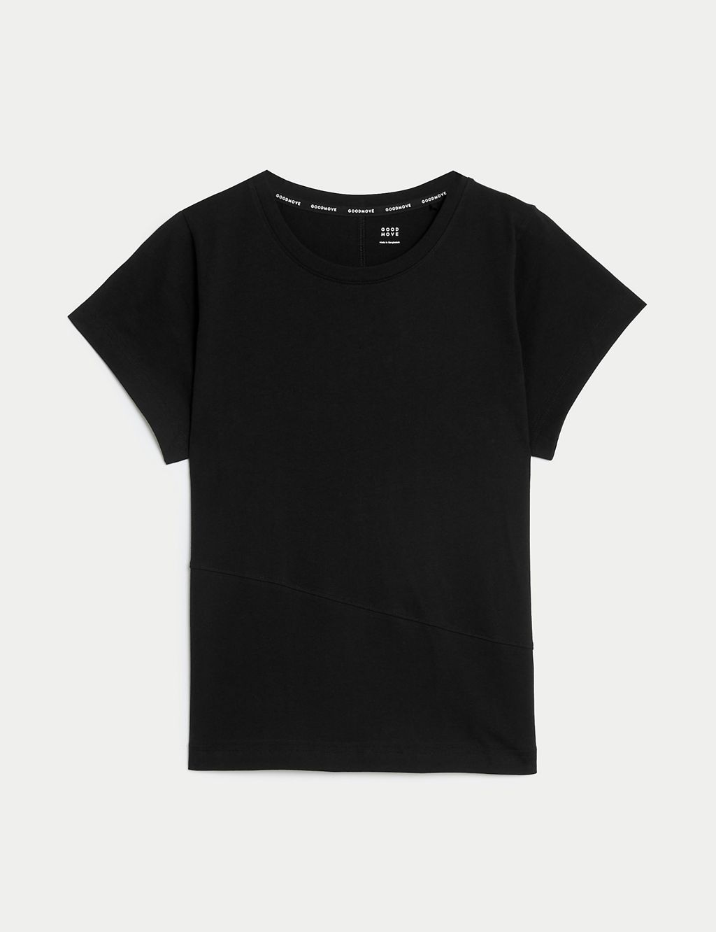 Pure Cotton Scoop Neck Relaxed T-Shirt 1 of 6
