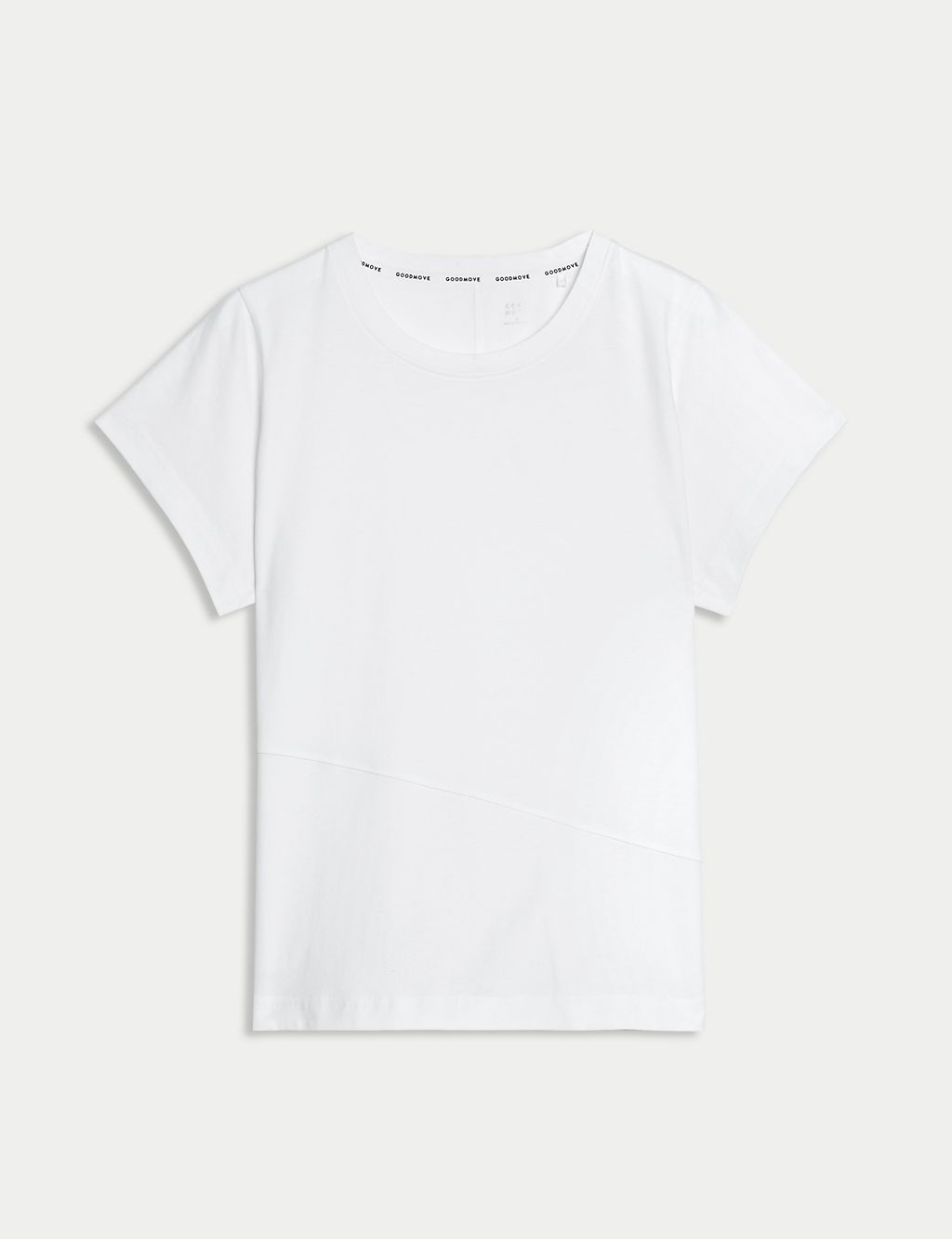 Pure Cotton Scoop Neck Relaxed T-Shirt 1 of 6